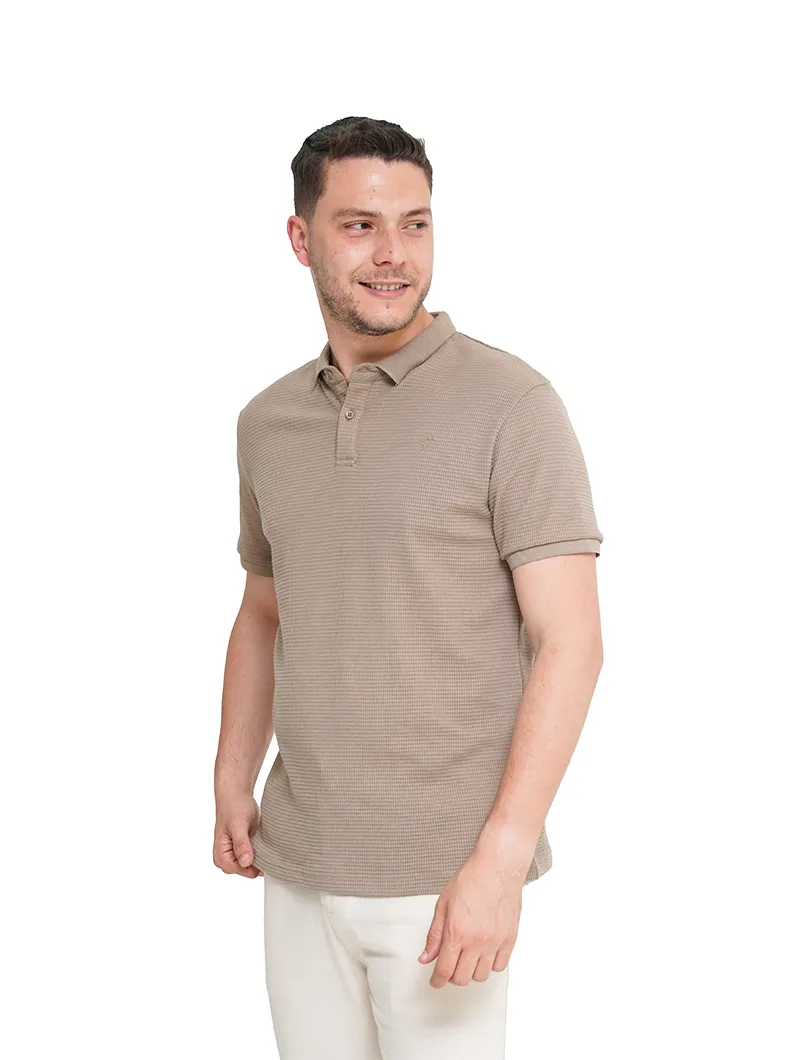 Polo en piqué de coton